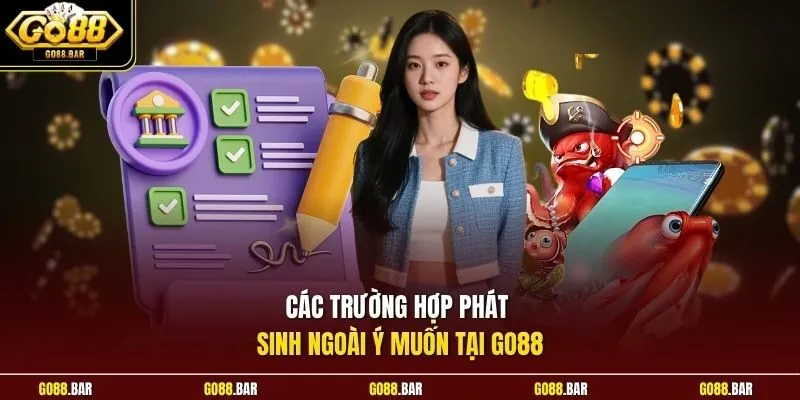 Các trường hợp phát sinh ngoài ý muốn tại Go88