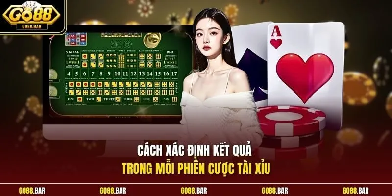 Cách xác định kết quả trong mỗi phiên cược Tài Xỉu