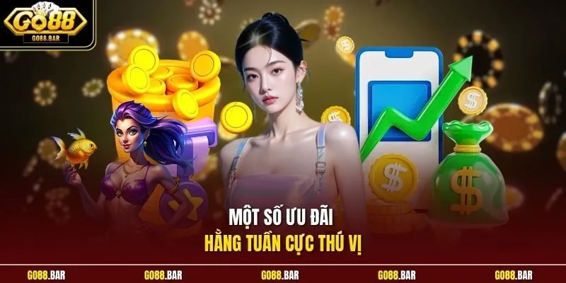 Một số ưu đãi hằng tuần cực thú vị